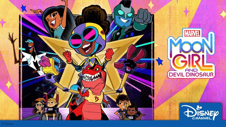 Marvel's Moon Girl and Devil Dinosaur still