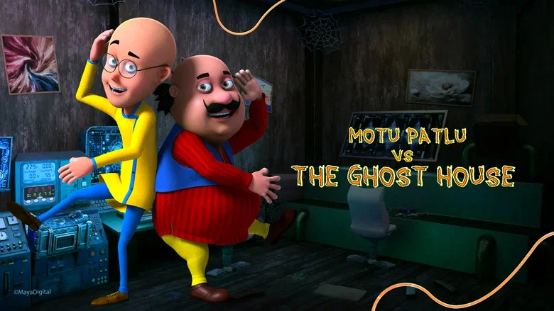 Motu Patlu vs the Ghost House still