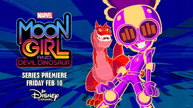 Marvel's Moon Girl and Devil Dinosaur still