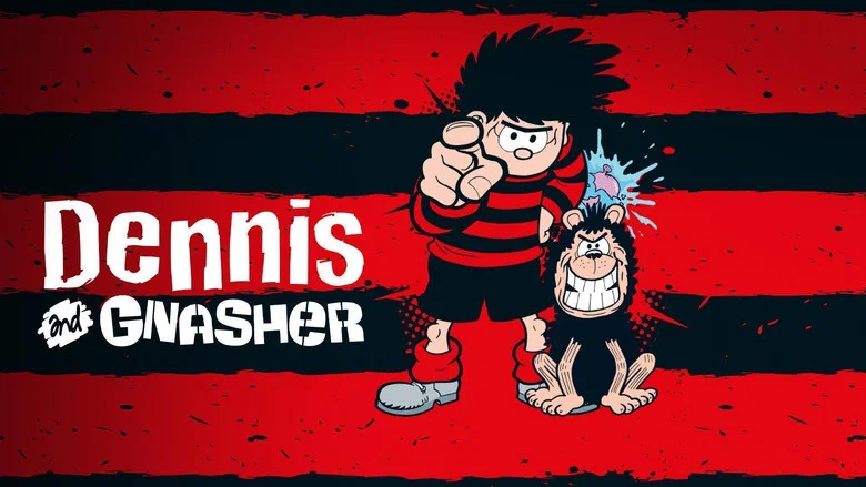 Dennis the Menace and Gnasher still