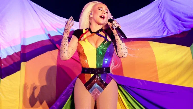 Christina Aguilera - LA Pride still