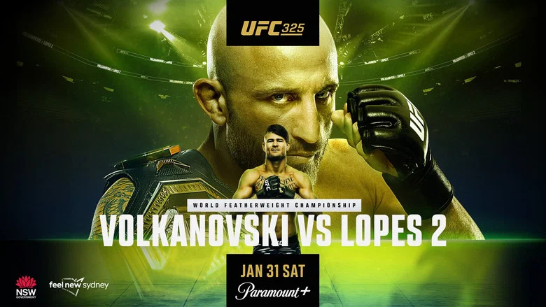 UFC 325: Volkanovski vs. Lopes 2 still